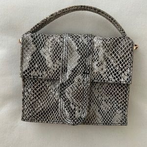 Urban Code Leather Snakeprint Small Crossbody Bag